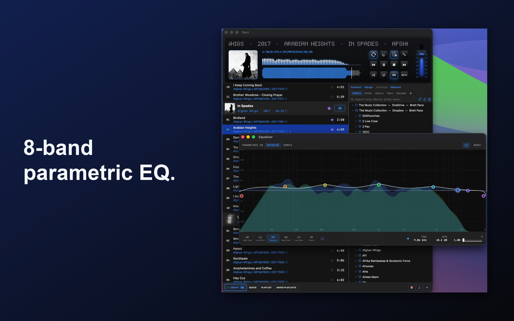 8-band parametric equalizer